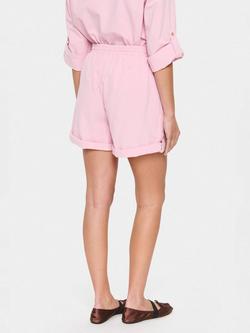 Saint Tropez Zalinda High Waist Shorts - view 2, Pink Nectar