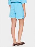 Saint Tropez Zalinda High Waist Shorts, Ethereal Blue