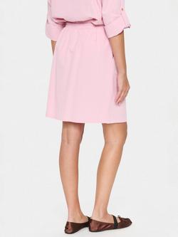 Saint Tropez Zalinda High Waist Drawstring Skirt - view 2, Pink Nectar