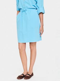 Saint Tropez Zalinda High Waist Skirt, Ethereal Blue, Ethereal Blue