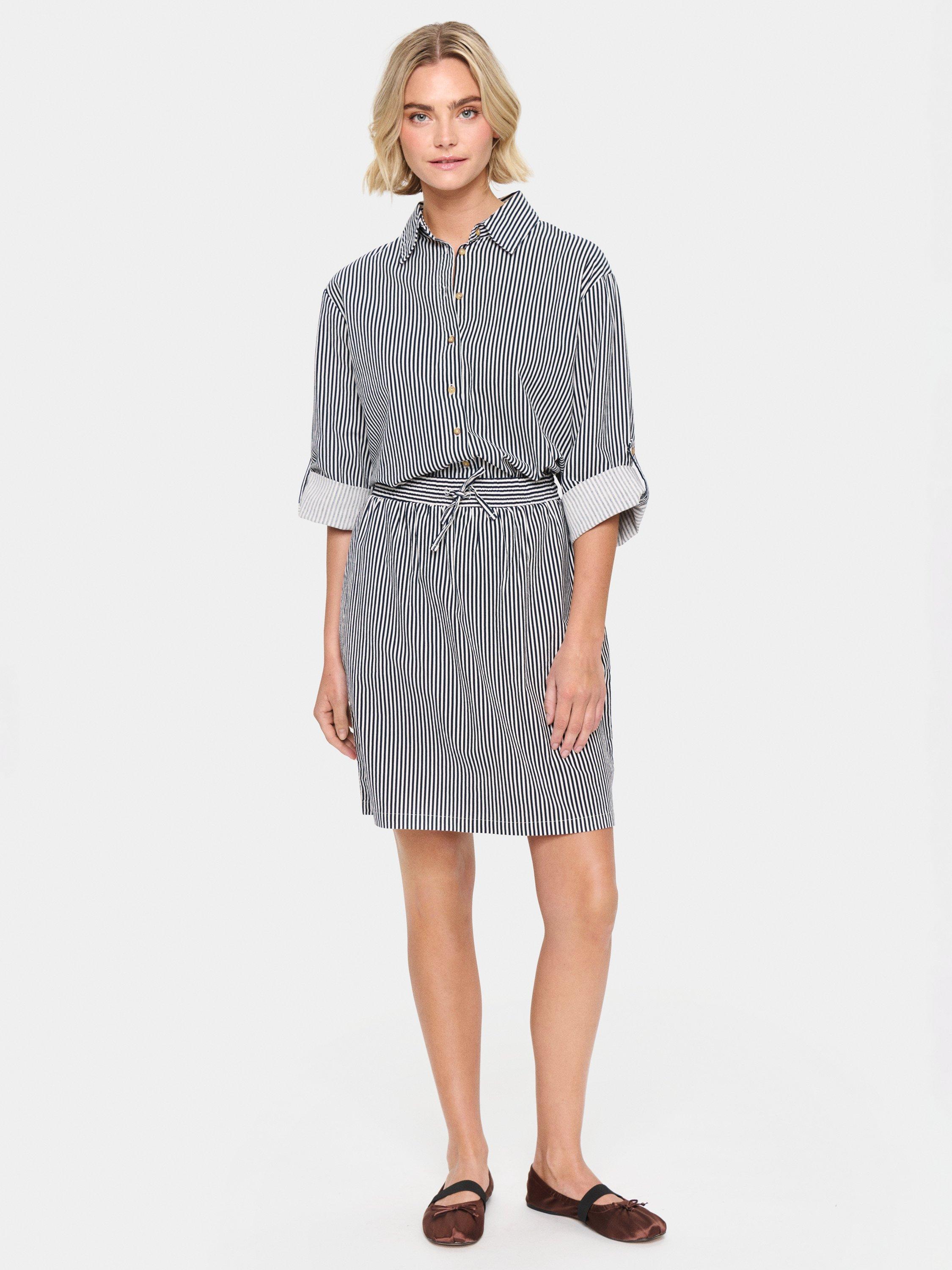 Product image 3 of 6, which shows Saint Tropez Zalinda Stripe Skirt, Multi, XS