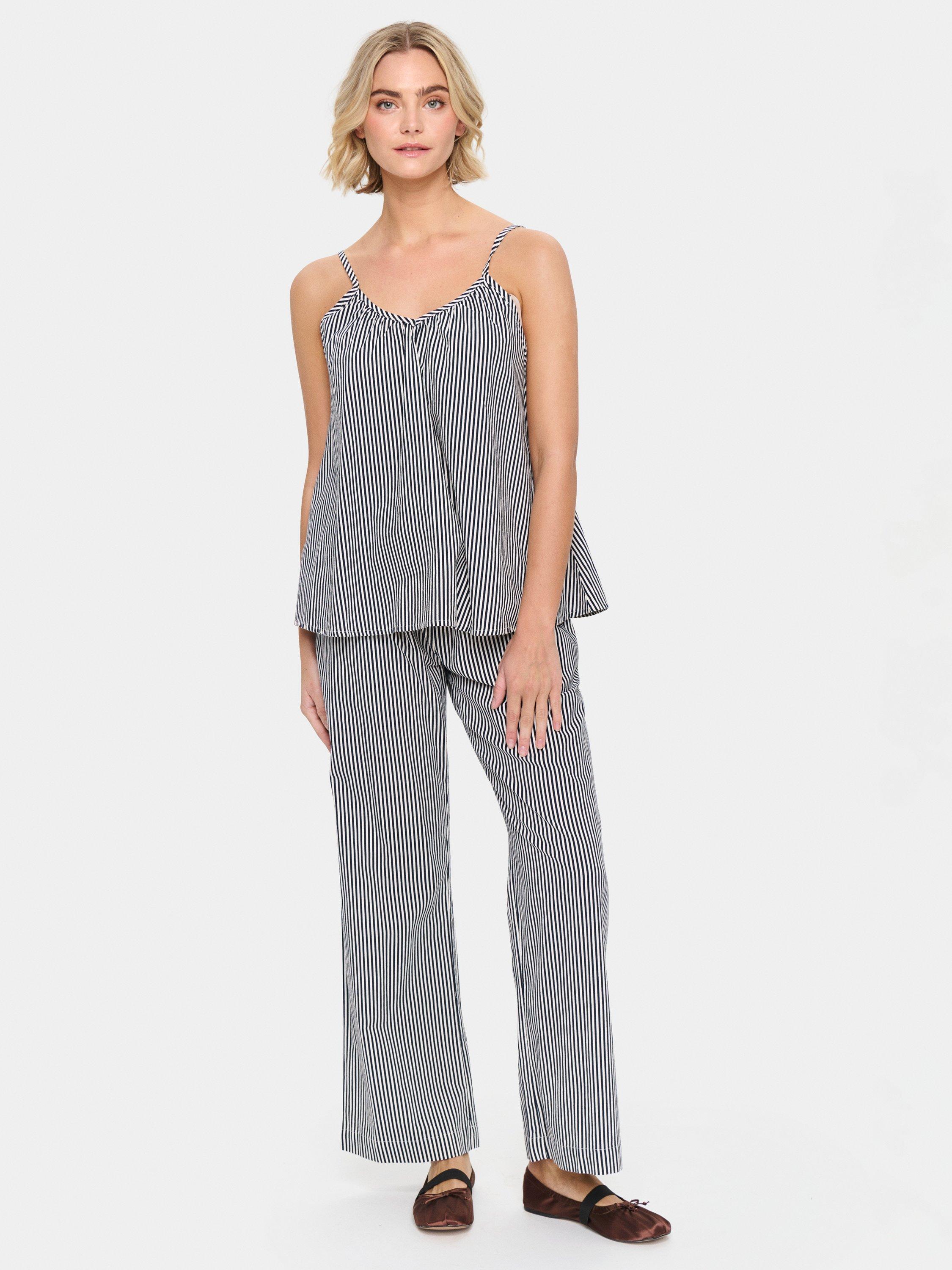 Product image 3 of 6, which shows Saint Tropez Zalinda Stripe Strappy Top, Multi, XS