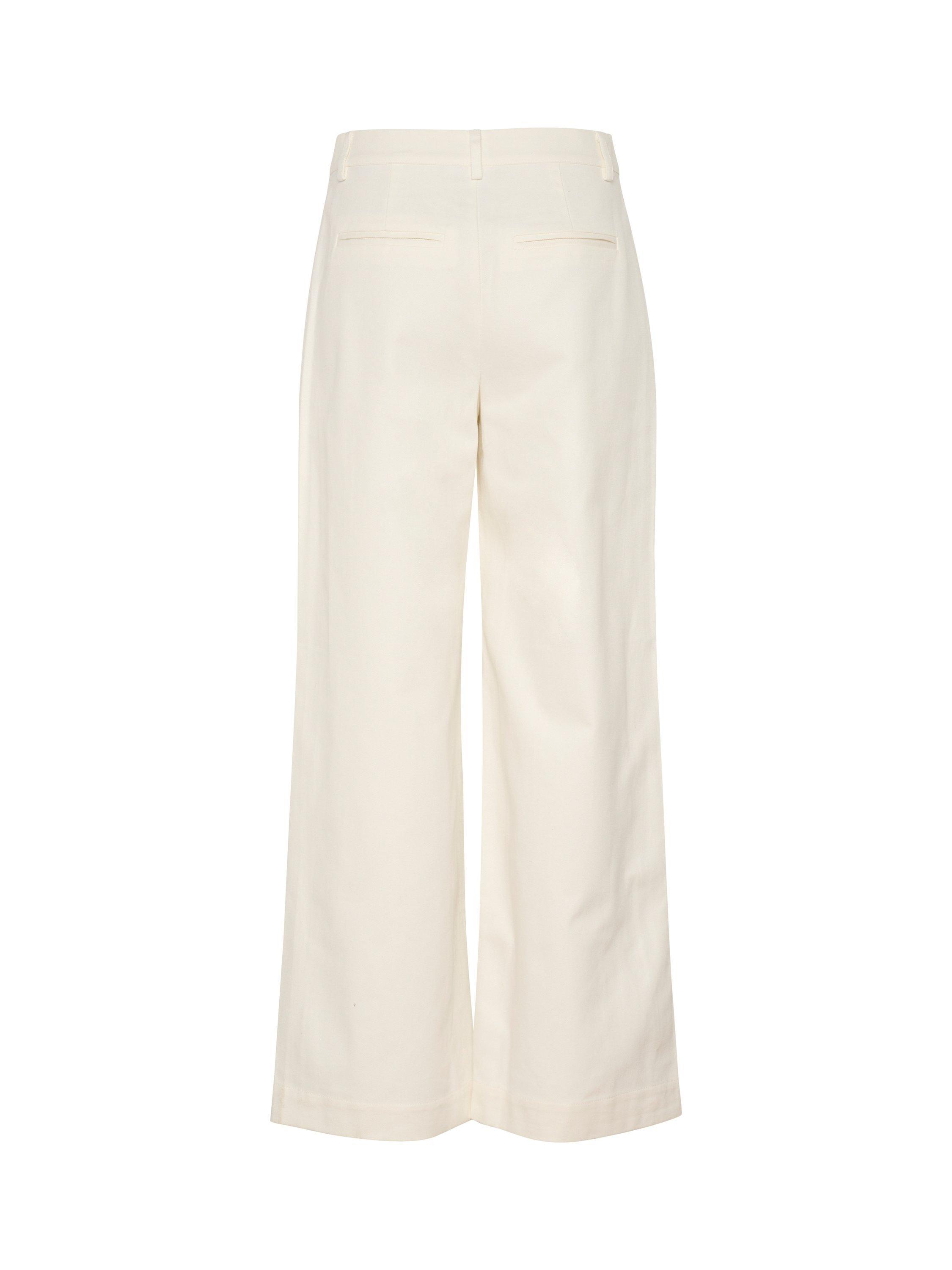 Product image 6 of 6, which shows Saint Tropez Jaclyn Pleat Wide Leg Trousers, White, XS