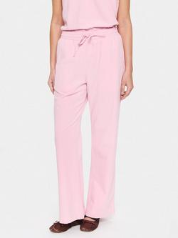 Saint Tropez Zalinda High Waist Trousers, Pink Nectar