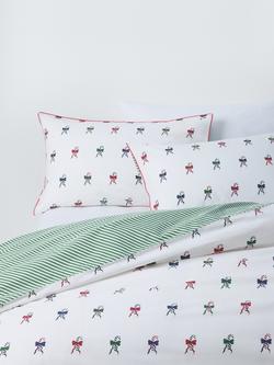 John Lewis Candy Cane Duvet Cover Set, Multi Multi