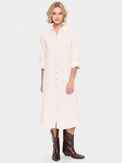 Saint Tropez Zalinda Shirt Dress, White, White