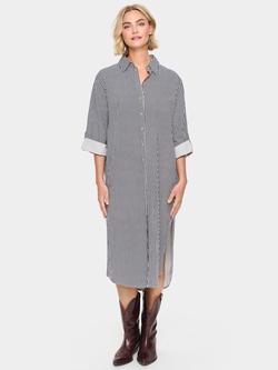 Saint Tropez Zalinda Stripe Shirt Dress, White/Multi, White/Multi