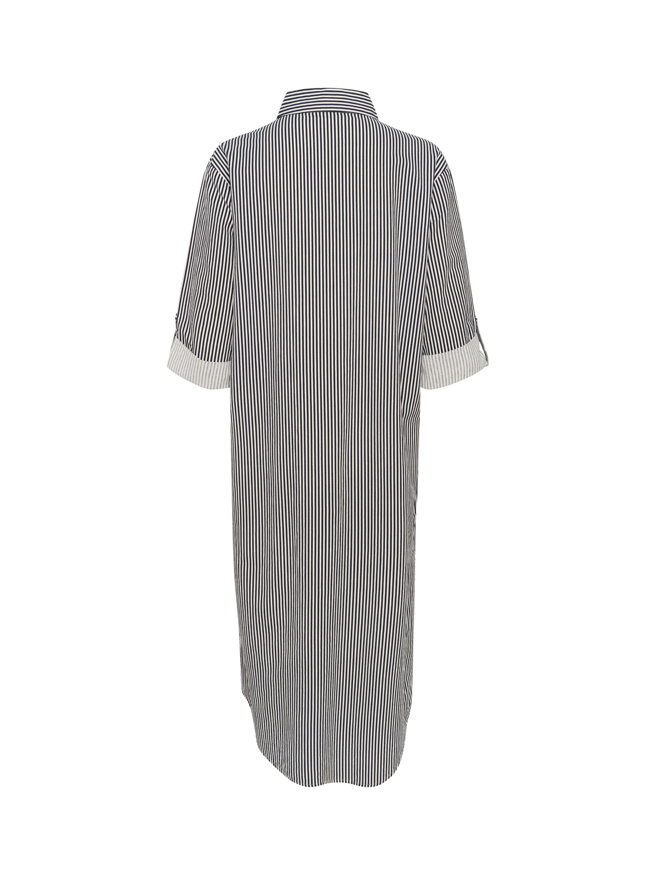 Product image 5 of 5, which shows Saint Tropez Zalinda Stripe Shirt Dress, White/Multi, S