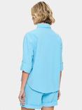 Saint Tropez Zalinda Roll Tab Shirt, Blue
