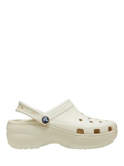 Crocs Classic Platform Clogs, Bone