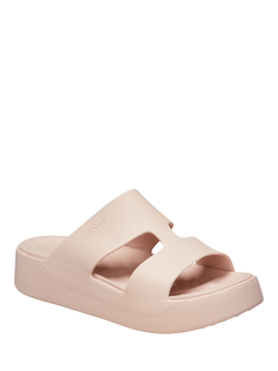 Crocs Getaway Platform H-Strap Mules - view 2, Natural