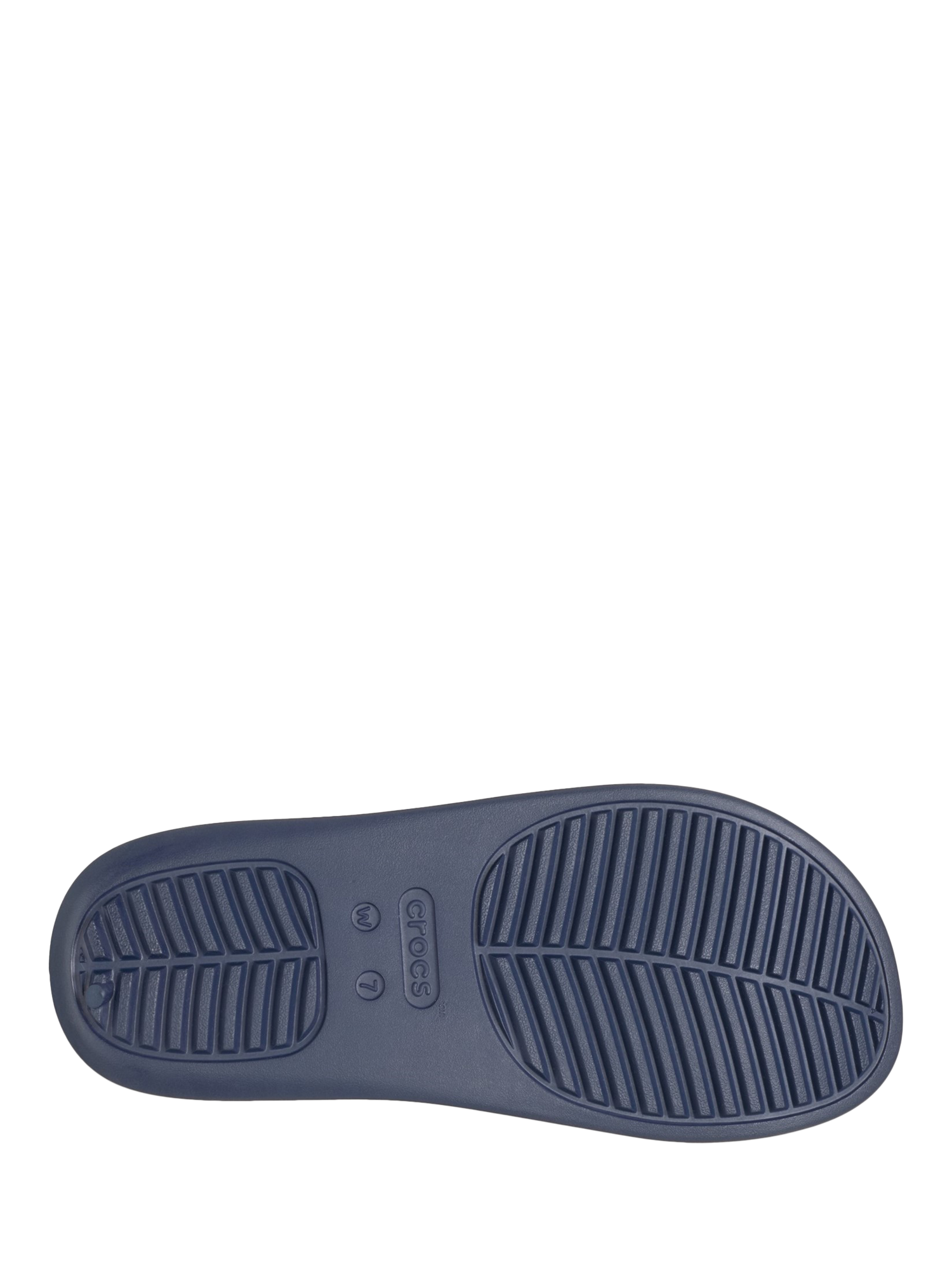 Product image 4 of 5, which shows Crocs Getaway Platform Flip Flops, Navy, 4