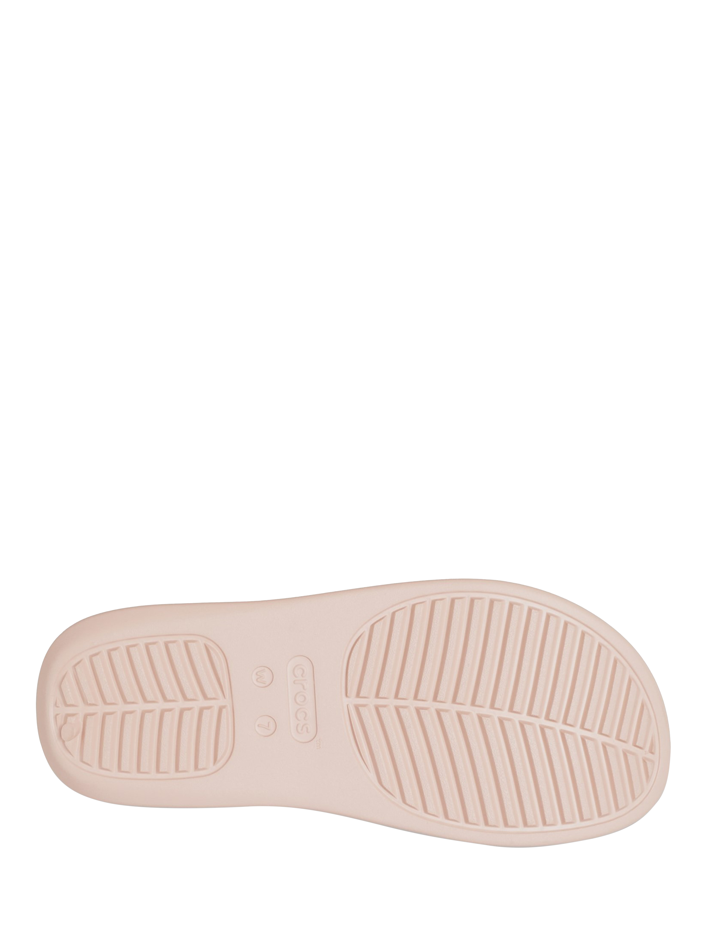 Product image 5 of 6, which shows Crocs Getaway Platform Flip-Flops, Natural, 4