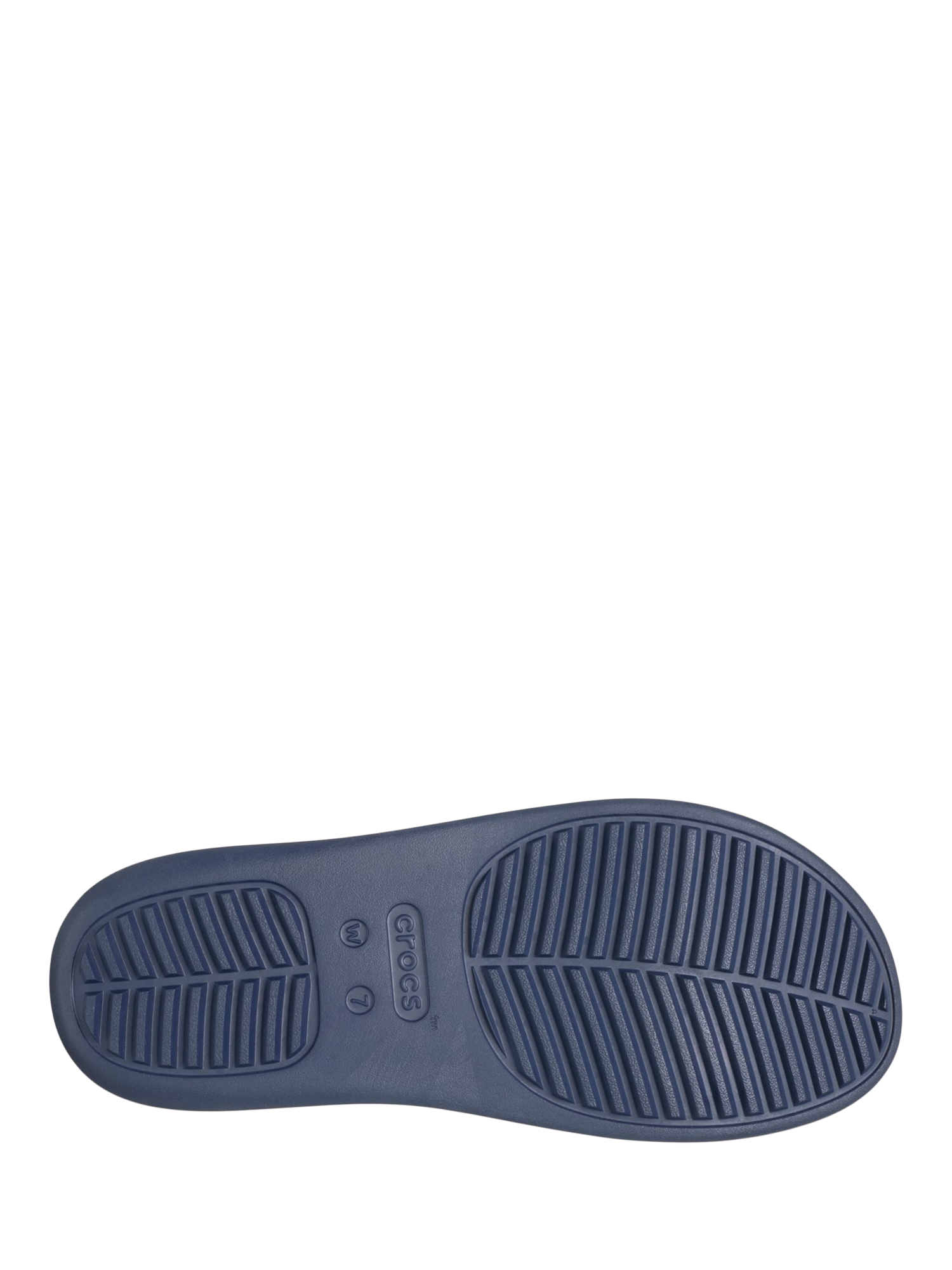 Product image 4 of 5, which shows Crocs Getaway Strappy Mules, Navy, 4