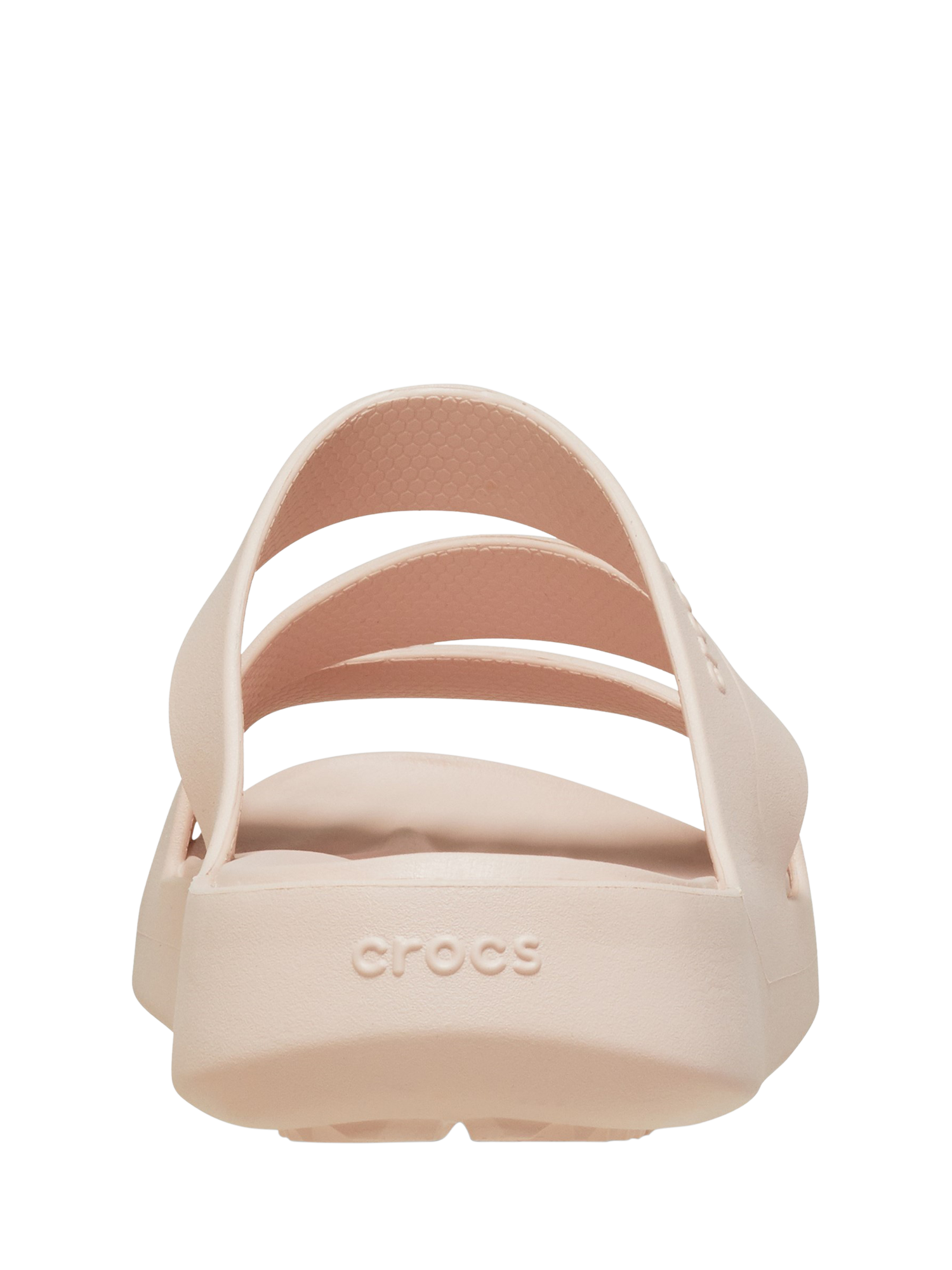 Product image 3 of 6, which shows Crocs Getaway Strappy Mules, Natural, 4