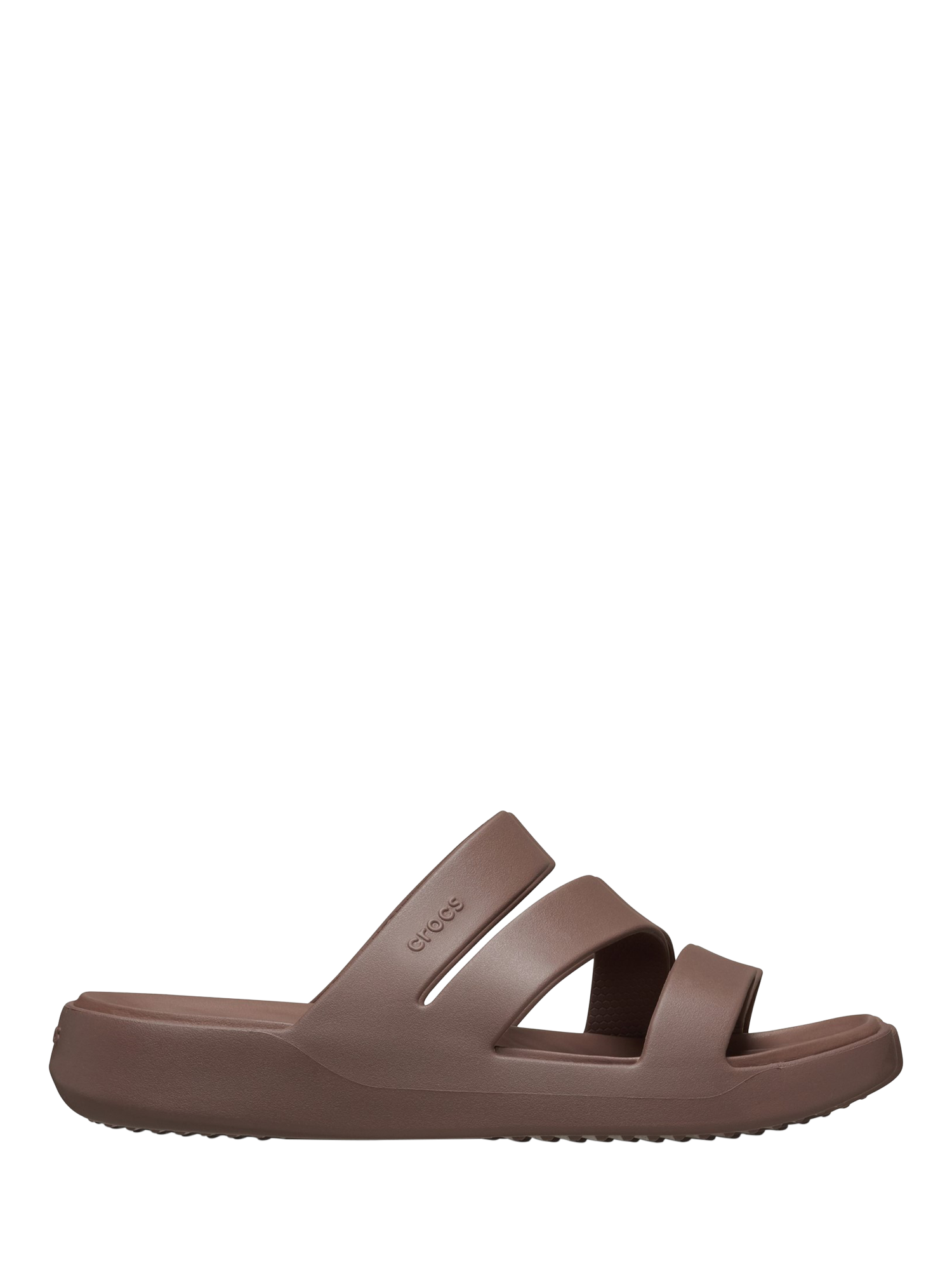 Product image 1 of 11, which shows Crocs Getaway Strappy Mules, Brown, 4