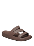 Crocs Getaway Strappy Mules, Brown