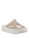 Crocs Getaway Toe Loop Platform Sandals, Off White