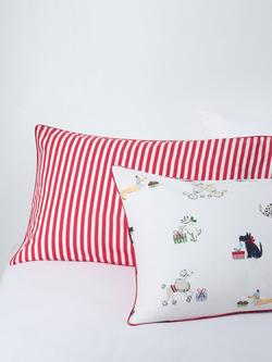 John Lewis Christmas Dogs Duvet Cover Set - view 2, Multi Multi