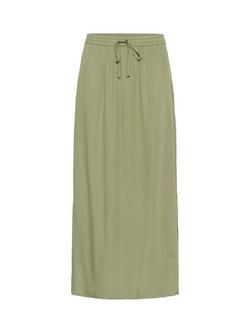 KAFFE Milia Maxi Skirt, Oil Green