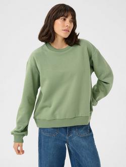 KAFFE Hazel Très Chic Sweatshirt, Mid Green, Mid Green