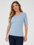KAFFE Carna Cotton Crew Neck T-Shirt