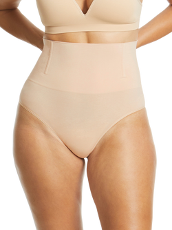 Ambra Soft Fusion High Waisted Shaping G-String, Natural Beige