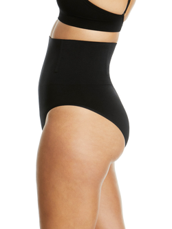 Ambra Soft Fusion High Waisted Shaping Brief - view 2, Black