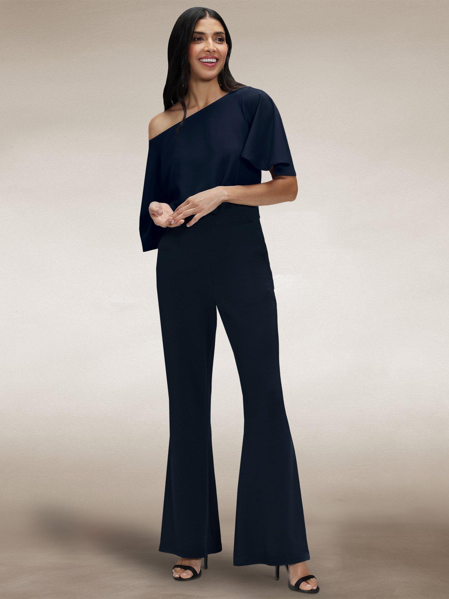 Product image 3 of 8, which shows HotSquash Drop Shoulder Jumpsuit, Woodland Teal, 8