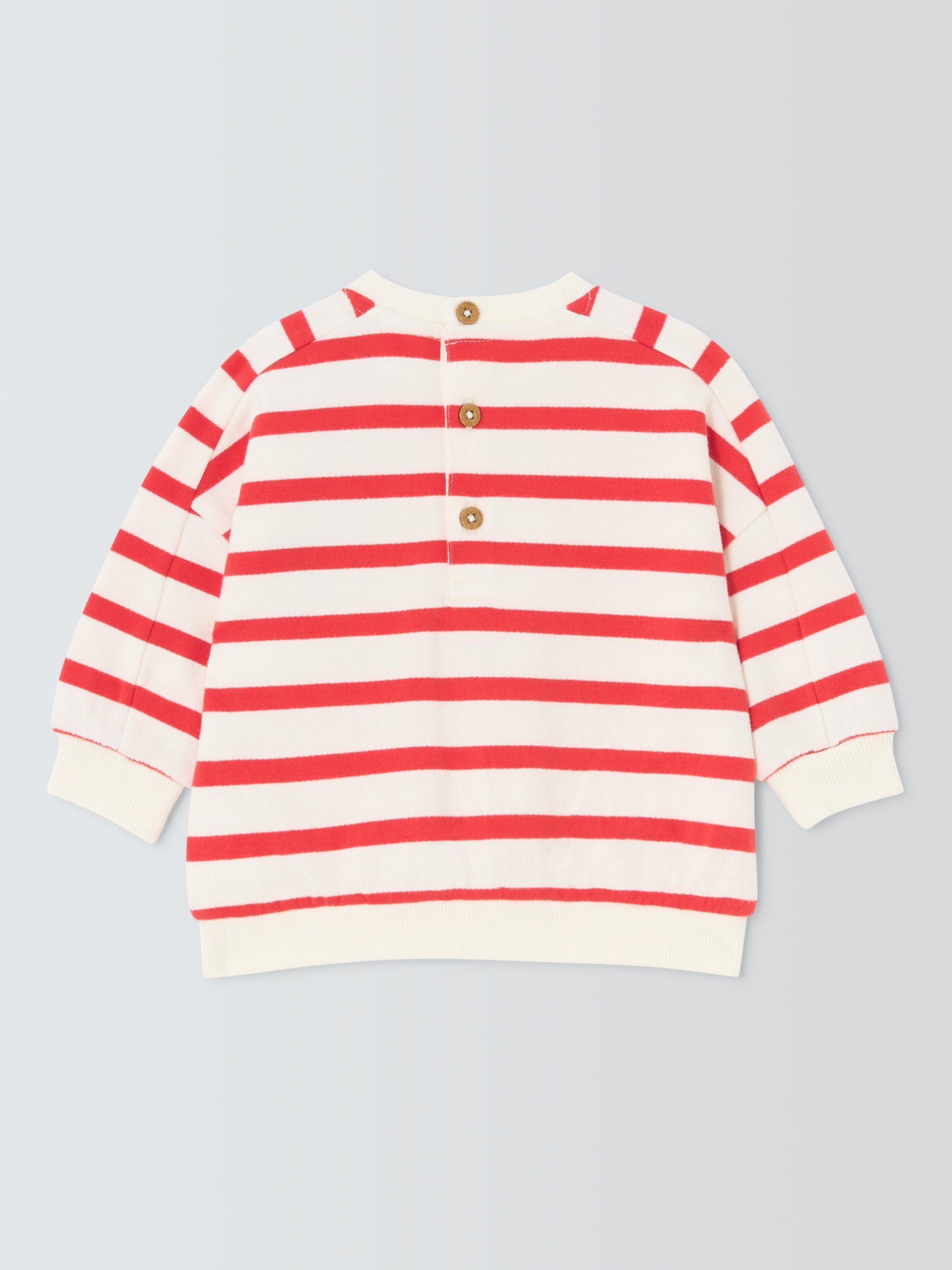 Product image 2 of 3, which shows John Lewis Baby Graphic Sweatshirt, Multi, 0-3 months