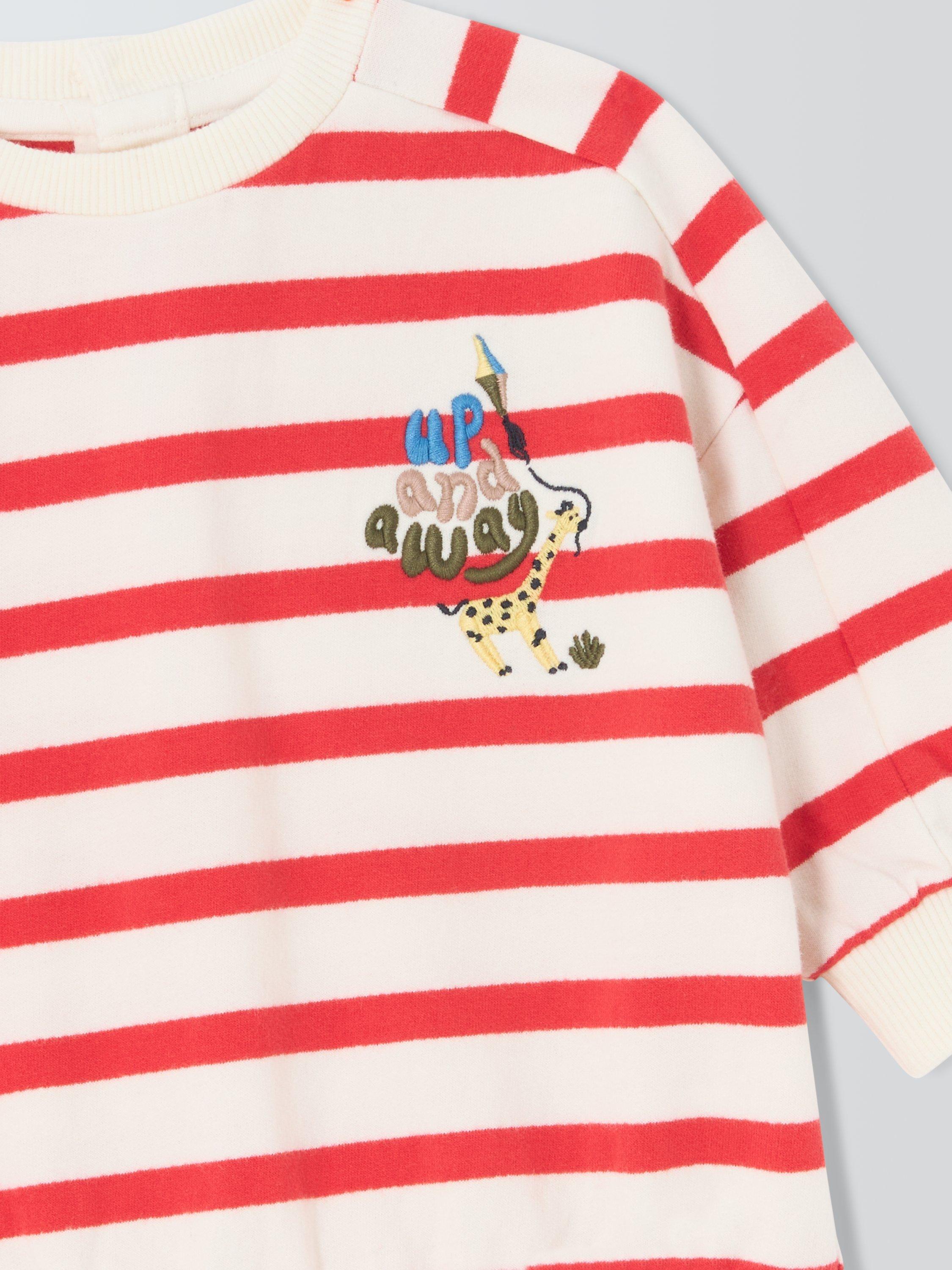 Product image 3 of 3, which shows John Lewis Baby Graphic Sweatshirt, Multi, 0-3 months