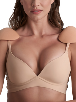Bye Bra Shoulder Bra Pads, Pack of 2, Beige, Beige