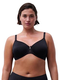 Chantelle Norah Comfort Spacer T-Shirt Bra, Black