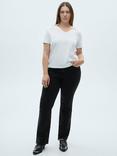 Mango Chalapi Cotton Tee, White