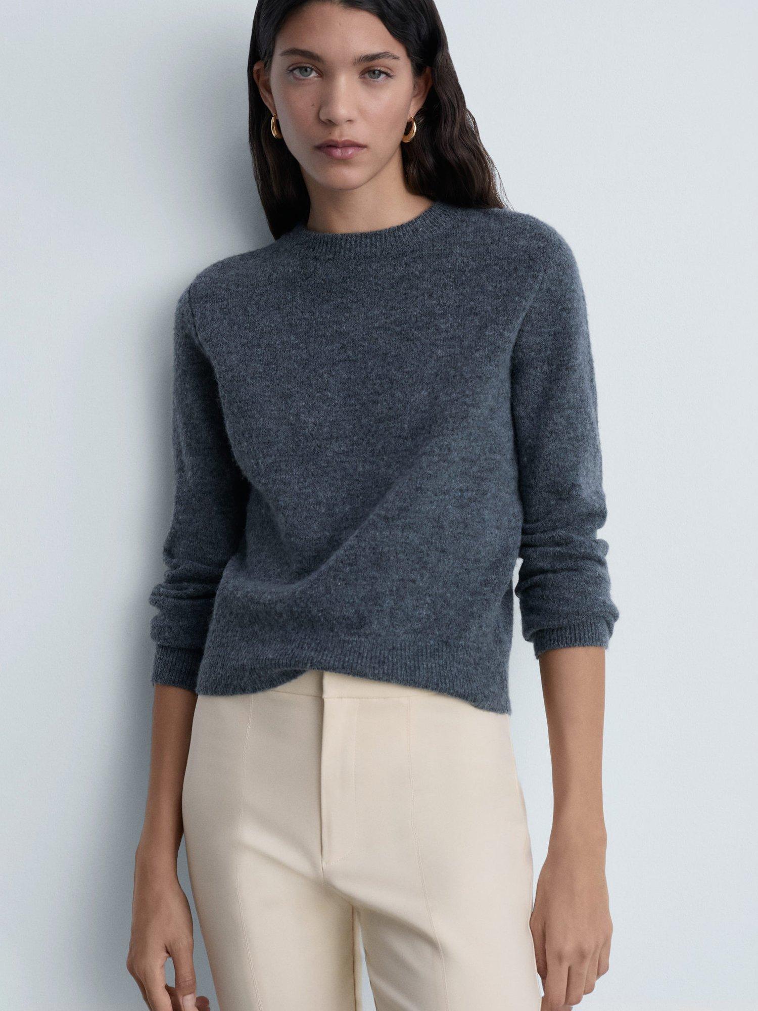 Product image 1 of 7, which shows Mango Malu Straight Trousers, Cream, 8
