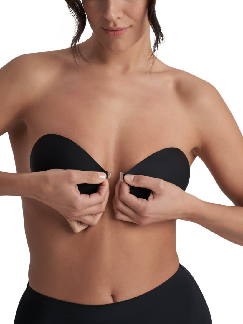 Product image 4 of 5, which shows Bye Bra Invisible Adhesive Bra, Black, B