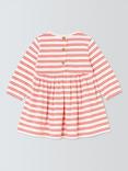 John Lewis Baby Heart Pocket Dress, Pink