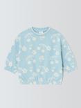 John Lewis Baby Cherry Sweater, Blue