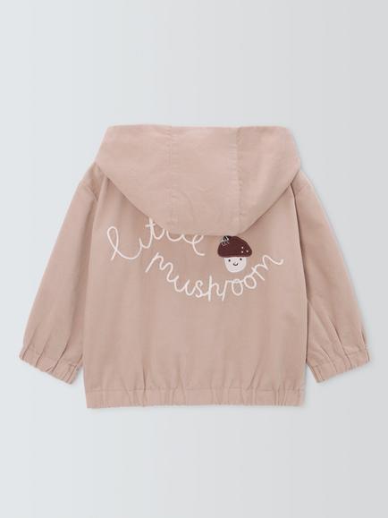 John Lewis Baby Mushroom Jacket, Natural - view 2, Natural