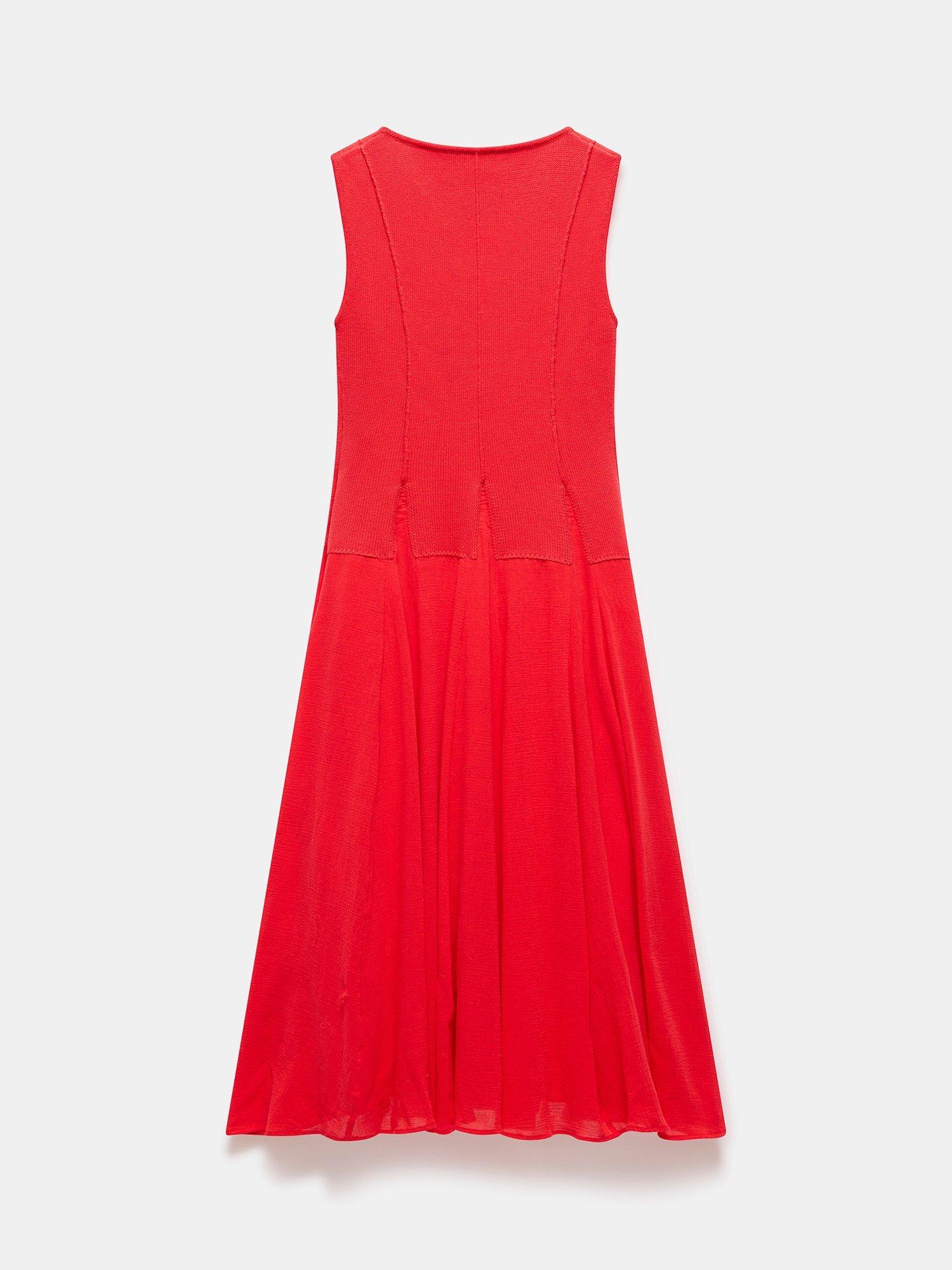 Product image 8 of 8, which shows Mint Velvet Sleeveless Maxi Dress, Red, L