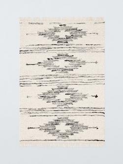 John Lewis Amaya Kelim Wool Rich Rug, Natural/Multi, Natural/Multi