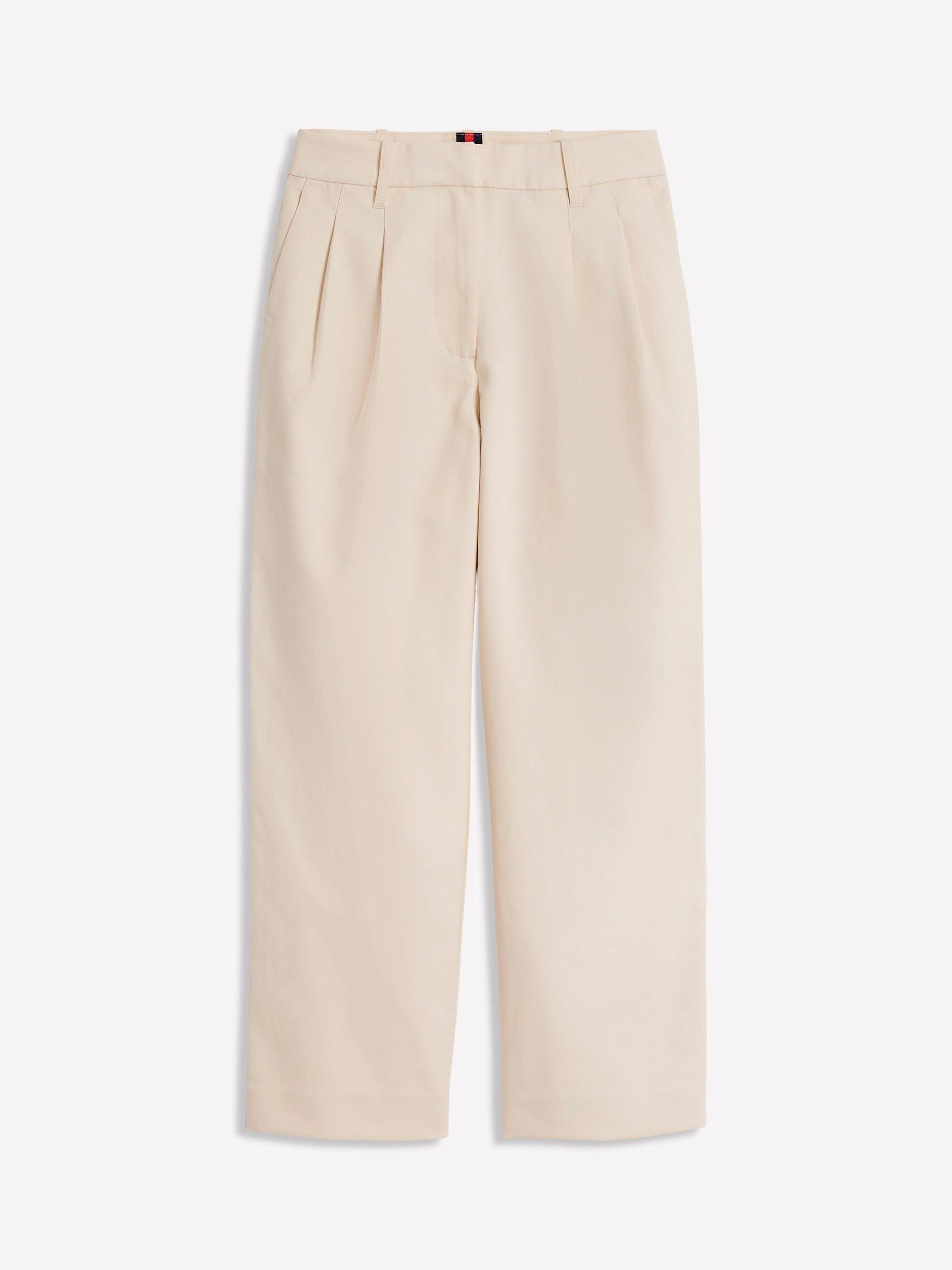 Product image 6 of 6, which shows Boden Bloomsbury Wide Leg Trousers, Off White, 12