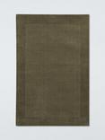 John Lewis ANYDAY Border Wool Rug, Avocado