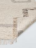 John Lewis Frame Geometric Wool Rich Rug, Natural/Multi