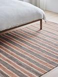 John Lewis Longstock Bold Stripe Jute Rug, Nutmeg