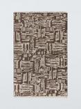 John Lewis Moroccan Abstract Wool Rich Rug, Cocoa