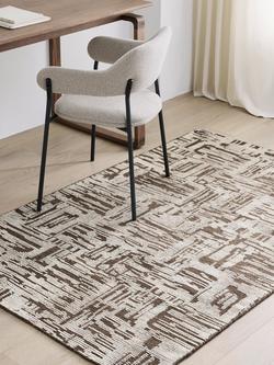 John Lewis Moroccan Abstract Wool Rich Rug, Cocoa - view 2, Cocoa