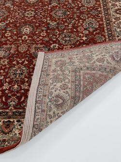 John Lewis Royal Heritage Floral Pure Wool Rug, Red - view 2, Red