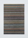 John Lewis Russet Multistripe Rug, Blue