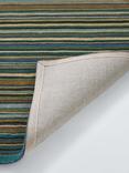 John Lewis Russet Multistripe Rug, Green